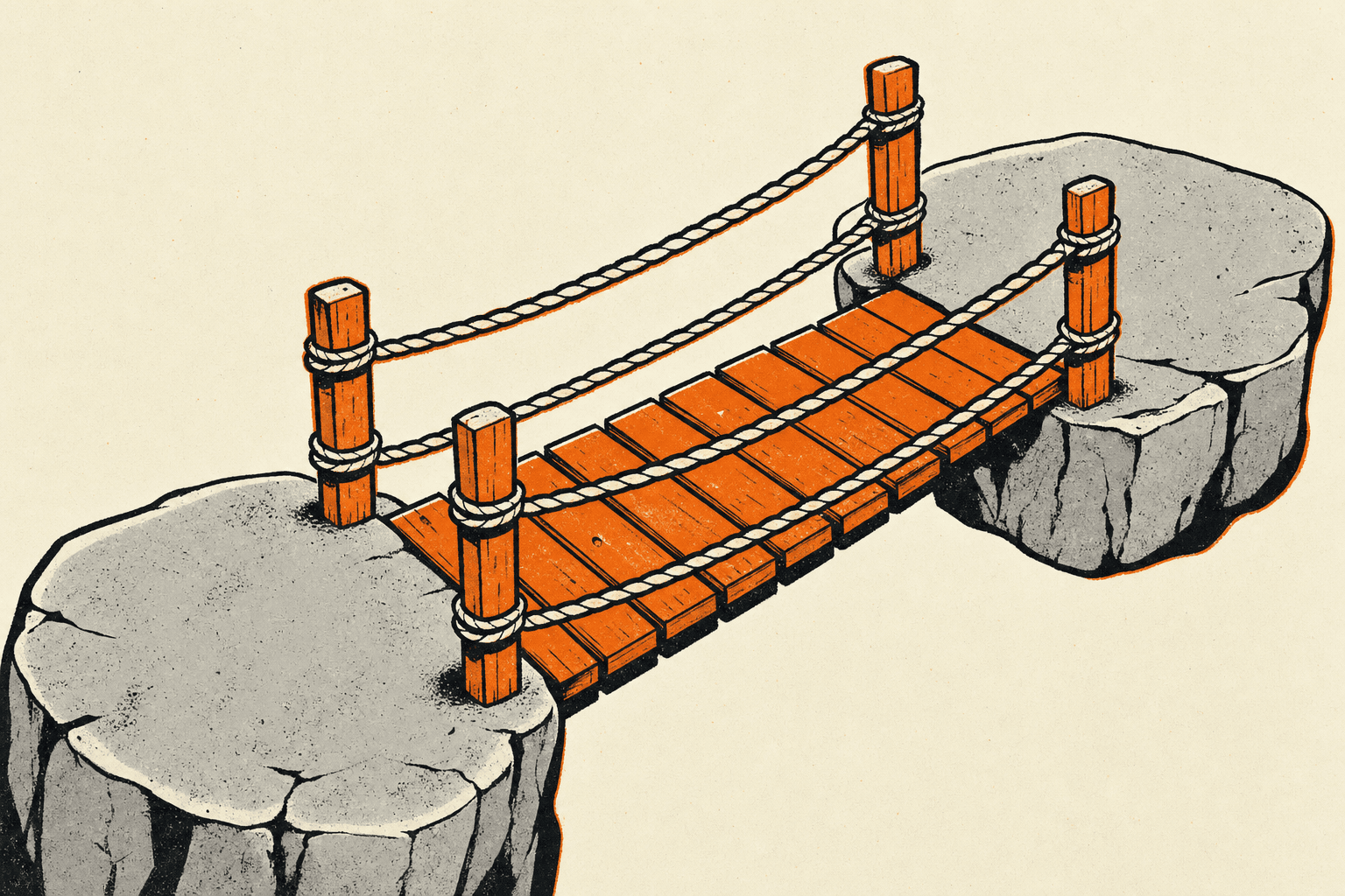 Editorial illustration for “Transition Words for Essays That Clarify Every Point” — ReverseGPT